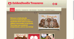 Desktop Screenshot of goldendoodletreasures.com